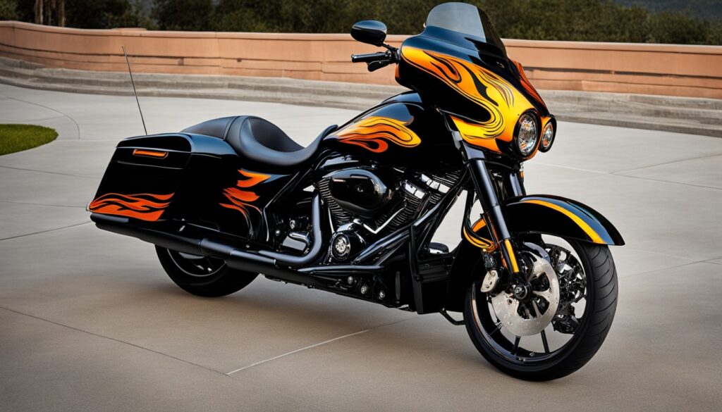 Harley Davidson Street Glide custom paint